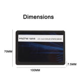 Maxbell SSD SATA 3 2.5" inch 7.5mm Solid State Drive High Speed Read & Write 8GB