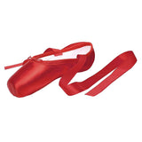 Maxbell Ballet Shoes Professional Dance Shoes Adult Pointe Slippers Lace Up 34-43 Red 43
