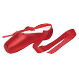 Maxbell Ballet Shoes Professional Dance Shoes Adult Pointe Slippers Lace Up 34-43 Red 43