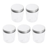 Maxbell 5 Pack Empty Cosmetic Lip Balm Container Jar Aluminum Cover 250 ml 68x85 mm