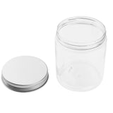 Maxbell 5 Pack Empty Cosmetic Lip Balm Container Jar Aluminum Cover 250 ml 68x85 mm