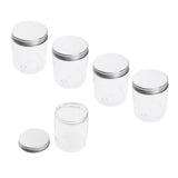 Maxbell 5 Pack Empty Cosmetic Lip Balm Container Jar Aluminum Cover 250 ml 68x85 mm