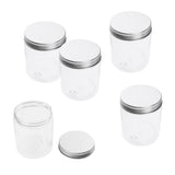 Maxbell 5 Pack Empty Cosmetic Lip Balm Container Jar Aluminum Cover 250 ml 68x85 mm