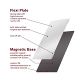 Maxbell 138x78mm LCD/SLA Light-Cured Spring Steel Plate Magnetic Sheet Replacemnt