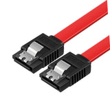 Maxbell SATA Cable III 3.0 Flat Data Cable 100cm for HDD SDD Red Straight