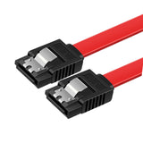 Maxbell SATA Cable III 3.0 Flat Data Cable 100cm for HDD SDD Red Straight