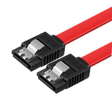 Maxbell SATA Cable III 3.0 Flat Data Cable 100cm for HDD SDD Red Straight