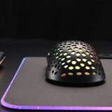 Maxbell Ultralight RGB Gaming Mouse Wired Hollow-Out Design High Precision Black