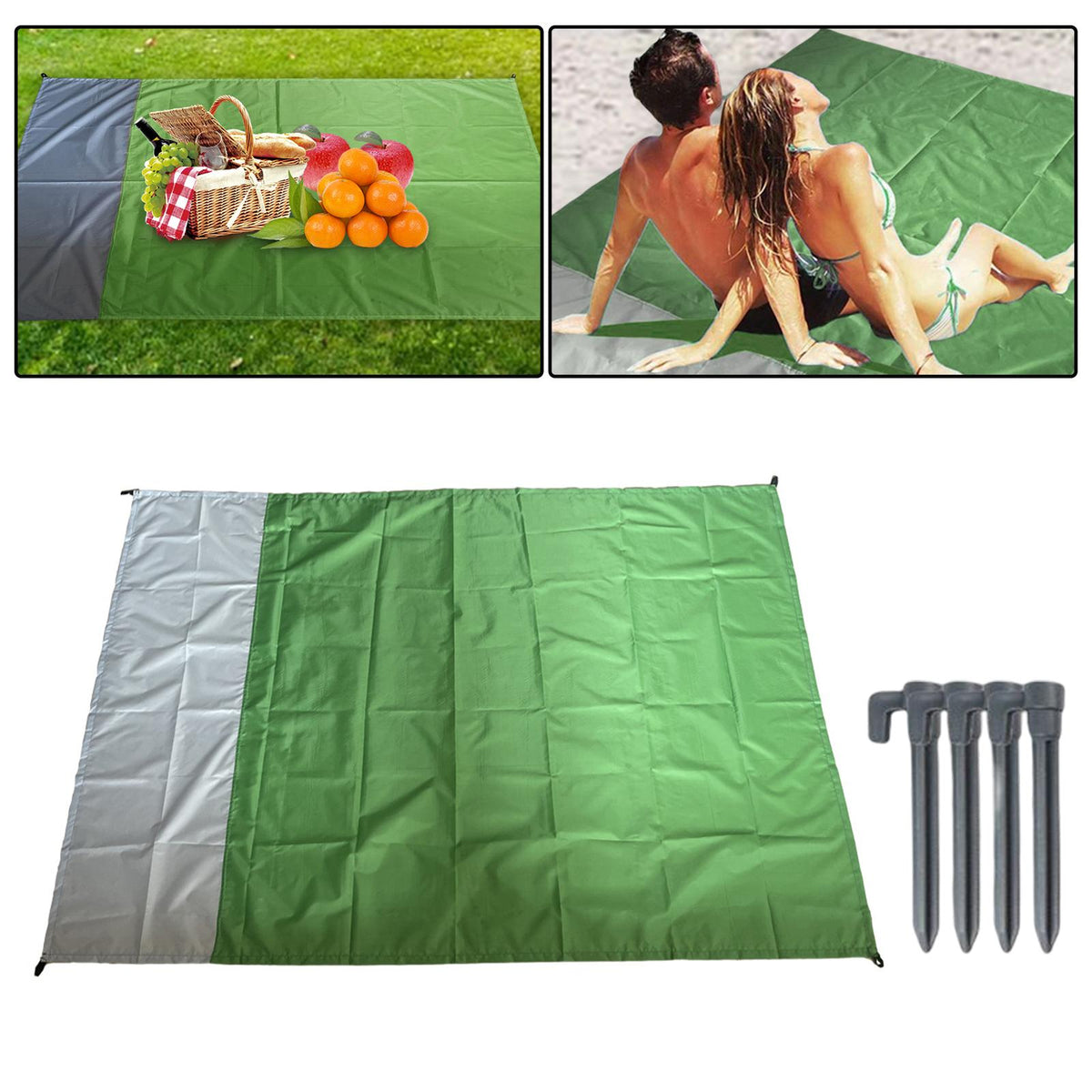 Maxbell 79" x 55" Folding Camping Mat Mattress Lightweight for Camping Hiking Travel