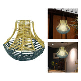 Maxbell Pendant Lamp Shade Ceiling Light Shade Handwoven for Cafe Bar Home Decor