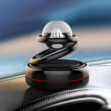 Maxbell Solar Powered Car Air Freshener Creative Small Car Diffuser for Car Interior Black