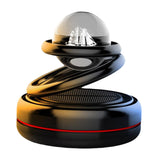 Maxbell Solar Powered Car Air Freshener Creative Small Car Diffuser for Car Interior Black