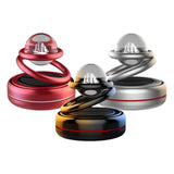 Maxbell Solar Powered Car Air Freshener Creative Small Car Diffuser for Car Interior Black