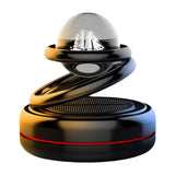 Maxbell Solar Powered Car Air Freshener Creative Small Car Diffuser for Car Interior Black