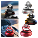 Maxbell Solar Powered Car Air Freshener Creative Small Car Diffuser for Car Interior Black