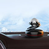 Maxbell Solar Powered Car Air Freshener Creative Small Car Diffuser for Car Interior Black