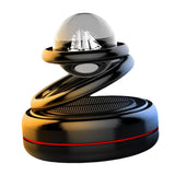 Maxbell Solar Powered Car Air Freshener Creative Small Car Diffuser for Car Interior Black
