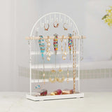 Maxbell 4 Tier Jewelry Stand with Tray for Bracelets, Rings, Watches Dressing Table