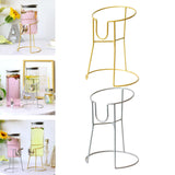Maxbell Metal Drink Dispenser Stand Glass Water Dispenser Stand for Bar Weddings Gold