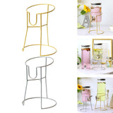 Maxbell Metal Drink Dispenser Stand Glass Water Dispenser Stand for Bar Weddings Gold