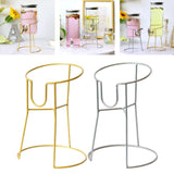 Maxbell Metal Drink Dispenser Stand Glass Water Dispenser Stand for Bar Weddings Gold