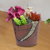 Maxbell Creative Resin Decorative Succulent Pot For Garden Desktop Flower Style B