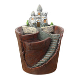 Maxbell Creative Resin Decorative Succulent Pot For Garden Desktop Flower Style B