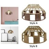 Maxbell Metal Rope Mini Pendant Lighting Fixture for Island Hallway Ceiling Style A