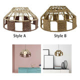 Maxbell Metal Rope Mini Pendant Lighting Fixture for Island Hallway Ceiling Style A