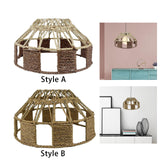 Maxbell Metal Rope Mini Pendant Lighting Fixture for Island Hallway Ceiling Style A