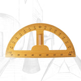 Maxbell Wooden Math Geometry Tool Teacher Teaching Tool Educational Protractor