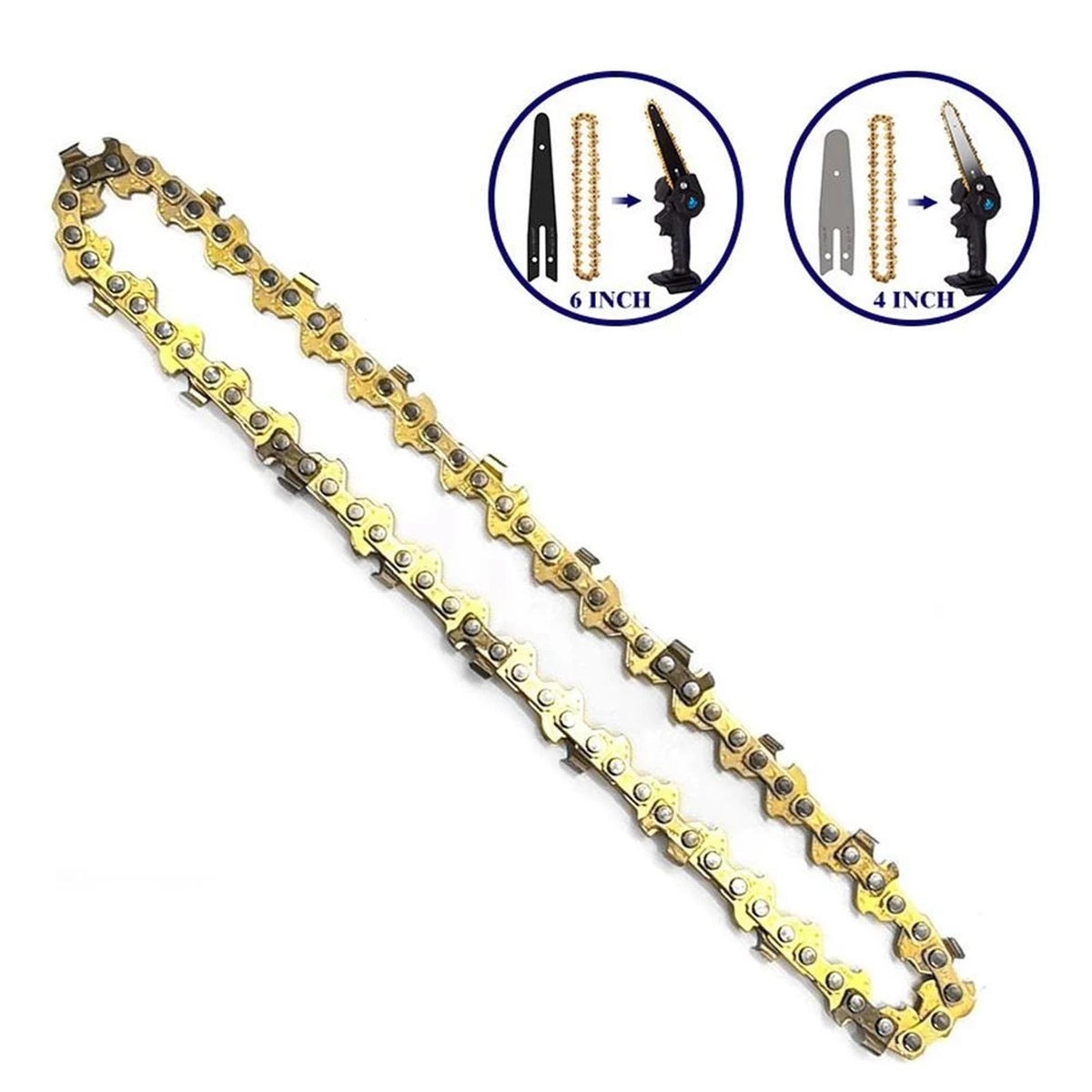 Maxbell Chainsaw Chain Saw Mill Chain Gardening Tool Power Tool Saw Chain 34.5cm