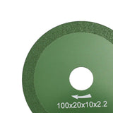 Maxbell Diamond Saw Blade Cutting Disc Wheel for Porcelain 10cmx20mmx10mmx2.2mm