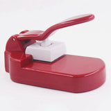 Maxbell Puzzle Making Machine for Children Plastic Paper Cutting Tool Maker Red