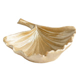 Maxbell Jewelry Dish Ginkgo Biloba Leaf Shaped Small for Birthday Wedding Christmas