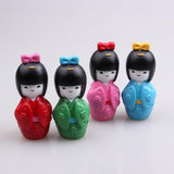 Maxbell 4x Handcrafted Japanese Doll Resin Statue Tabletop Decoration Exquisite