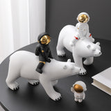 Maxbell Minimalist Astronaut Spaceman Home Ornaments Decor Craft Creative Gifts B