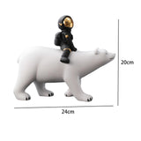 Maxbell Minimalist Astronaut Spaceman Home Ornaments Decor Craft Creative Gifts B