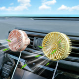 Maxbell Vehicle Car Cooling Fan Vent Clip Fan 360 Rotation Firmly Installed Premium