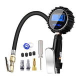 Maxbell Digital Tyre Inflator Pump 3-200PSI with Pressure Gauge LCD Fit for Bike Style C