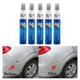 Maxbell 5x Car Paint Repair Pen Car Maintenance Gloss Scratch Removal for Cars 12ml Light Gray