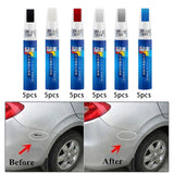 Maxbell 5x Car Paint Repair Pen Car Maintenance Gloss Scratch Removal for Cars 12ml Black