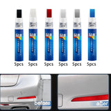 Maxbell 5x Car Paint Repair Pen Car Maintenance Gloss Scratch Removal for Cars 12ml Black