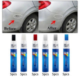 Maxbell 5x Car Paint Repair Pen Car Maintenance Gloss Scratch Removal for Cars 12ml Black