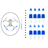 Maxbell 8 Pieces Drone Propellers Replacement Blades for Mini 3Pro Blue White