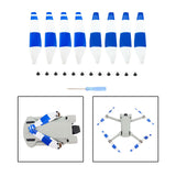 Maxbell 8 Pieces Drone Propellers Replacement Blades for Mini 3Pro Blue White