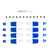 Maxbell 8 Pieces Drone Propellers Replacement Blades for Mini 3Pro Blue White