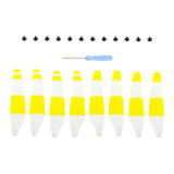 Maxbell 8 Pieces Drone Propellers Replacement Blades for Mini 3Pro Yellow White