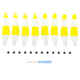Maxbell 8 Pieces Drone Propellers Replacement Blades for Mini 3Pro Yellow White