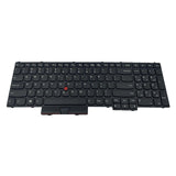 Maxbell US Keyboard US Layout Matte for ThinkPad P50 20EN/20EQ P70 Black